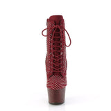 ADORE-1020RM - Burgundy Faux Suede-RS Mesh/Burgundy Mat - CLEARANCE