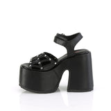 CAMEL-17 - Blk Vegan Leather