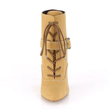 DREAM-1022 - Tan Faux Nubuck Leather size 16 & 17 - SHOP WORN & CLEARANCE