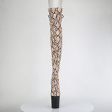 FLAMINGO-3008SP-BT - Tan-Brown Snake Print/Blk Matte - CLEARANCE