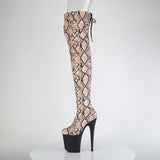 FLAMINGO-3008SP-BT - Tan-Brown Snake Print/Blk Matte - CLEARANCE