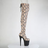 FLAMINGO-3008SP-BT - Tan-Brown Snake Print/Blk Matte - CLEARANCE