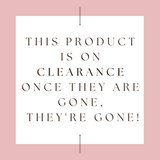 POISE-501 - Clr/Clr size 6 - SHOP WORN & CLEARANCE