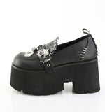 ASHES-38 - Blk Vegan Leather