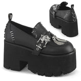 ASHES-38 - Blk Vegan Leather