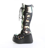 BLAZE-152 - Blk Vegan Leather- Magic Mirror