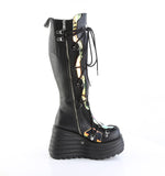 BLAZE-152 - Blk Vegan Leather- Magic Mirror