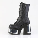 CAMEL-120 - Blk Vegan Leather