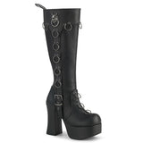 CHARADE-211 - Blk Vegan Leather