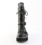 EMILY-82 - Blk Vegan Leather