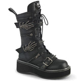 EMILY-82 - Blk Vegan Leather