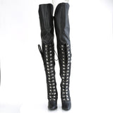 SEDUCE-3082 - Blk Str. Faux Leather