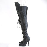 SEDUCE-3082 - Blk Str. Faux Leather