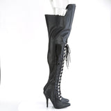 SEDUCE-3082 - Blk Str. Faux Leather
