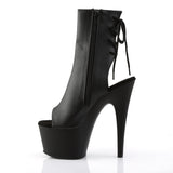 ADORE-1018 - Blk Faux Leather/Blk Matte