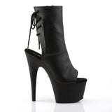 ADORE-1018 - Blk Faux Leather/Blk Matte