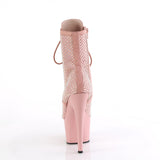 ADORE-1020RM - Salmon Pink Faux Suede-RS Mesh/B.Pink M. - CLEARANCE