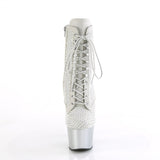 ADORE-1020RM - Silver Faux Sude-RS Mesh/Slv Matte    - CLEARANCE