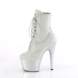 ADORE-1020RM - Silver Faux Sude-RS Mesh/Slv Matte    - CLEARANCE