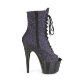 ADORE-1021MG - Purple Glitter/Blk