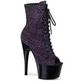 ADORE-1021MG - Purple Glitter/Blk