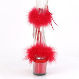 ADORE-724F - Clr-Red Fur/Red Fur