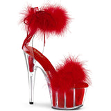 ADORE-724F - Clr-Red Fur/Red Fur