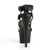 ADORE-758 - Blk Faux Leather/Blk Matte