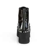 ASHES-100 - Blk Pat-Vegan Leather