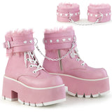 ASHES-57 - B. Pink Vegan Leather