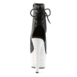 BEJEWELED-1018DM-7 - Blk Faux Leather/Slv Multi RS