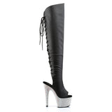 BEJEWELED-3019DM-7 - Blk Faux Leather/Slv Multi RS