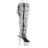 BEJEWELED-3019RSF-7 - Blk Faux Leather-Slv/Slv Multi RS