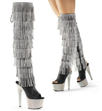 BEJEWELED-3019RSF-7 - Blk Faux Leather-Slv/Slv Multi RS