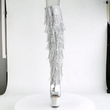 BEJEWELED-3019RSF-7 - Slv Metallic Pu-Slv/Slv Multi RS