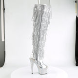 BEJEWELED-3019RSF-7 - Slv Metallic Pu-Slv/Slv Multi RS