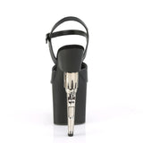 BONDGIRL-709 - Blk Faux Leather/Blk Matte - CLEARANCE