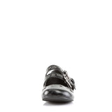 DAISY-03 - Blk Vegan Leather - Size 8