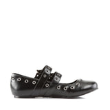DAISY-03 - Blk Vegan Leather - Size 8