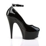 DELIGHT-686 - Blk Pat/Blk - Size 14 - CLEARANCE