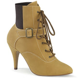 DREAM-1022 - Tan Faux Nubuck Leather size 16 & 17 - SHOP WORN & CLEARANCE