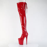 FLAMINGO-3850 - Red Str. Pat/Red - CLEARANCE