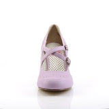 FLAPPER-35 - Lavender Faux Leather size 7 - CLEARANCE & SHOP WORN!