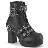 GOTHIKA-66 - Blk Vegan Leather