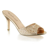 LUCY-01 - Gold Glitter Mesh Fabric size 11 - SHOP WORN & CLEARANCE