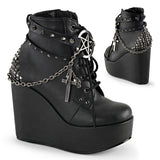 POISON-101 - Blk Vegan Leather