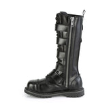 RIOT-18BK - Blk Leather