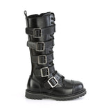 RIOT-18BK - Blk Leather