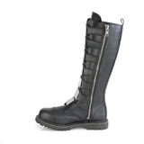 RIOT-21MP - Blk Vegan Leather