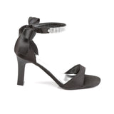 ROMANCE-372 - Blk Satin size 10 & 12 - CLEARANCE & SHOP WORN